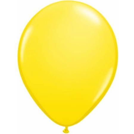 Qualatex ballonnen 100 stuks Yellow