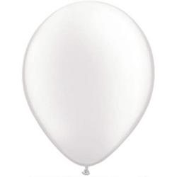 Qualatex ballonnen parel wit