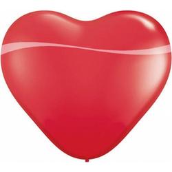   hartjes ballon rood 90 cm