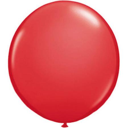 Qualatex mega ballon 90 cm rood
