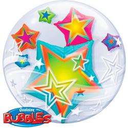 Stars Bubbles Ballon 61cm