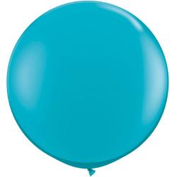 Tropical Blauwe Ballonnen 90cm - 2 stuks