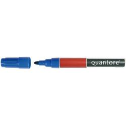 Viltstift Quantore permanent rond 2-3mm blauw 10 STUKS