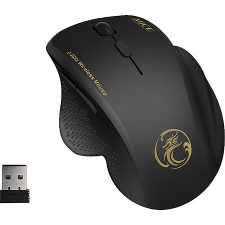 iMICE - Draadloze Muis - Gaming Muis - Muis - Wireless Computer Mouse - USB Receiver - Ergonomische