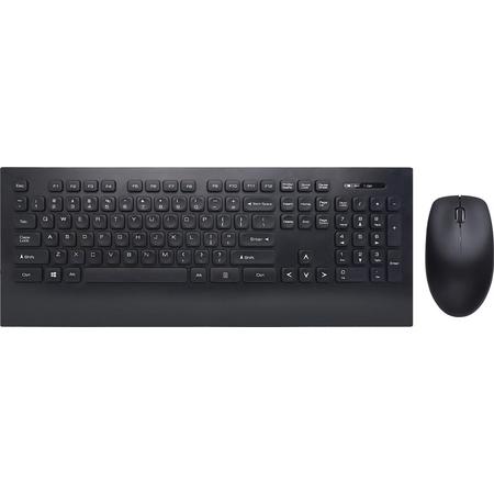 Qware - Office - draadloos - toetsenbord - muis - combo - Stockport - zwart -design - Qwerty