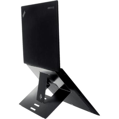 Laptopstandaard R-Go Attachable Zwart