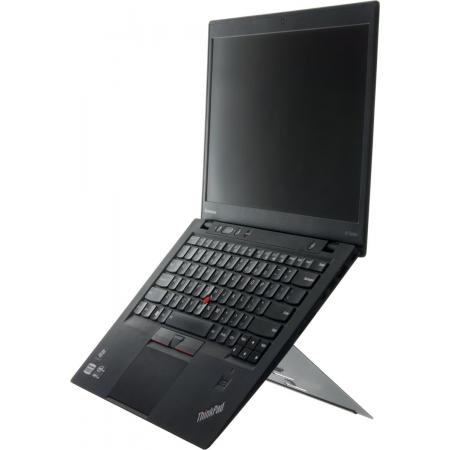 R-Go Tools Riser Attachable Laptopstandaard, geïntegreerd, verstelbaar, zwart
