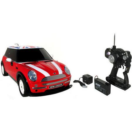 Mini Cooper RC auto - Rood - Schaal 1:6