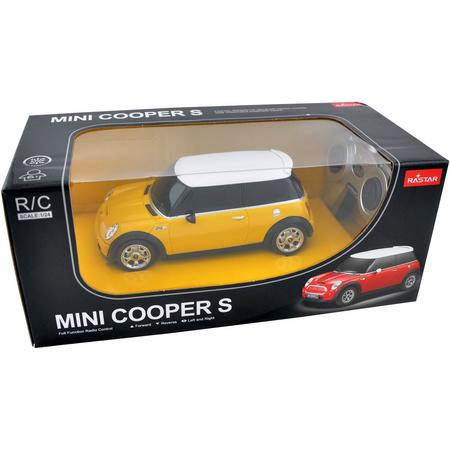 Rastar Mini Cooper 1:24 - Geel