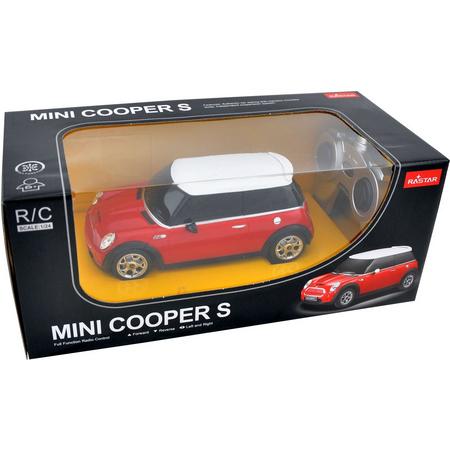 Rastar Mini Cooper 1:24 - Rood