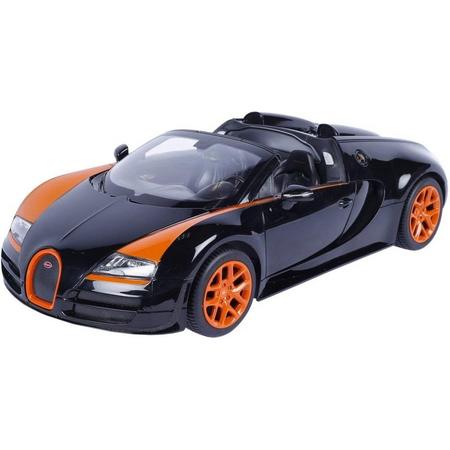 Rastar Rc Bugatti Veyron Grand Sport Vitesse Schaal 1:18 Zwart