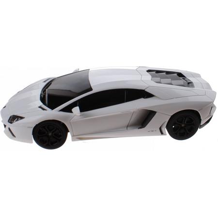Rastar Rc Lamborghini Aventador Schaal 1:24 Wit