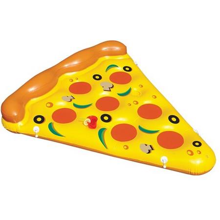 Grote opblaasbare pizza punt zwemband - 180 CM