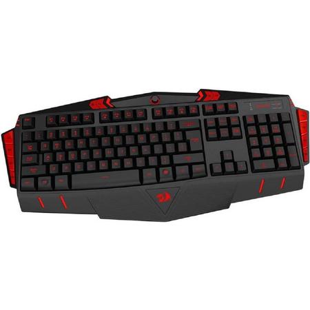 REDREGON Gaming keyboard  - ASURA K501 USB Gaming Keyboard, 7 Color Backlight Illumination, 116 Standard Keys, 8 Programmable Macro Keys