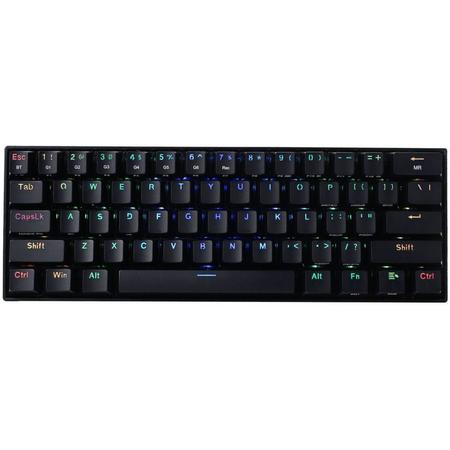 Redragon Draconic RGB Black Gaming Keyboard Brown Switch K530RGB (Backlight, Programmeerbaar, Macro,  Anti Ghosting)