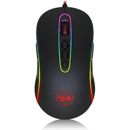 Redragon Phoenix M702-2 - Gaming Muis - RGB Verlichting - 10000 DPI - Programmeerbaar - Gaming Mouse - Waterproof - Extra Gewicht