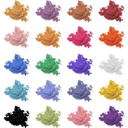 Mica Poeder Renalux ® - Pigment Poeder - Mica Powder - epoxy pigment - epoxy kleurstof - pigment poeder epoxy - Kleurpoeder - Kleurstof -Zeep Maken - Hars - Giethars - 20 Kleuren