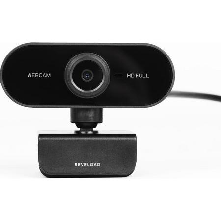 Reveload Webcam - Webcam voor PC Camera Web Cam Camera cover Laptop USB Webcam - Webcam voor Computer - Microfoon - Werk & Thuis - Windows & Mac
