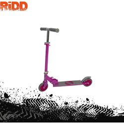 RiDD Foldable Kids Scooter - Foldable Scooter - Opvouwbare Step - ABEC-7 - Vanaf 5 jaar - 125 mm PU Wheels - Voetrem - Pink - Roze