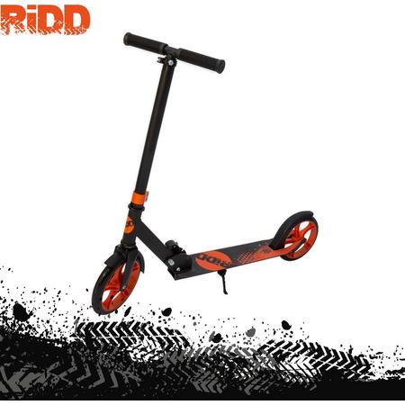 RiDD Foldable Scooter - Foldable Scooter - Opvouwbare Step - Vanaf 8 jaar - ABEC-9 - 200 mm PU Wheels - Voetrem - Black - Zwart