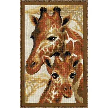 Borduurpakket Giraffes - Riolis