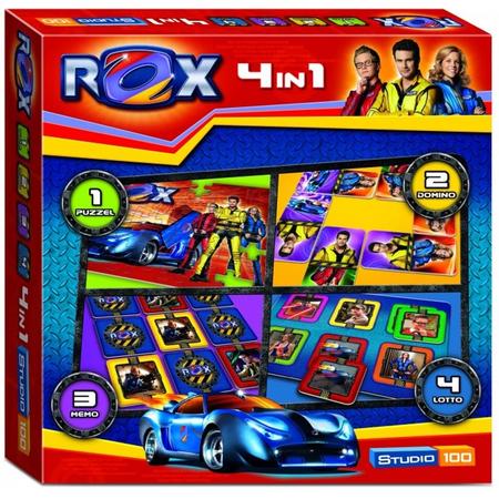 Rox 4 in 1 Speldoos - Kinderspel