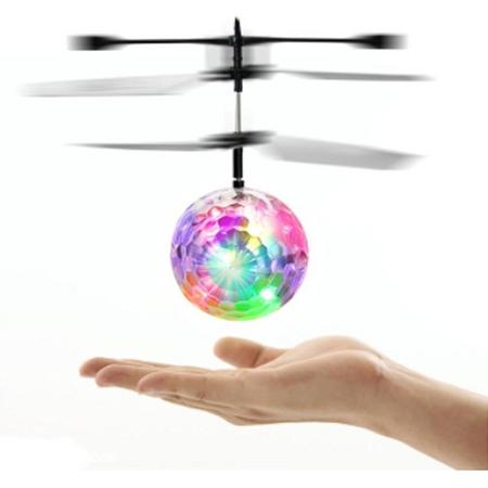 Vliegende Bal - Uniek Speelgoed 2018! - Vang, Laat Zweven en Bestuur deze Autonome Drone met je Handen - Met LED Verlichting & Afstandbediening Chopperball RC