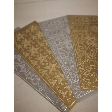 Kerst stickerpakket - 30 stuks - Goud & Zilver