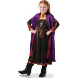 RUBIES FRANCE - Klassiek Anna Frozen 2 kostuum voor meisjes - 128/140 (9-10 jaar) - Kinderkostuums