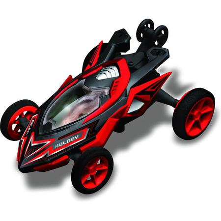 Racetin Micro Stunt --RC Auto - 1:32 - Rood