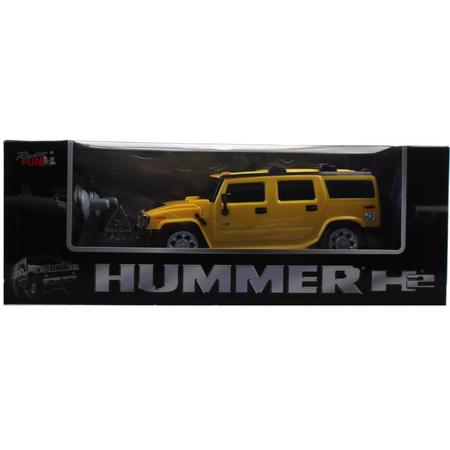 Radio Fun Bestuurbare Auto Hummer Geel 15 Cm