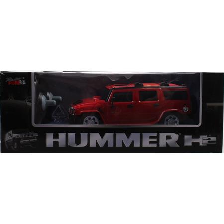 Radio Fun Bestuurbare Auto Hummer Rood 15 Cm