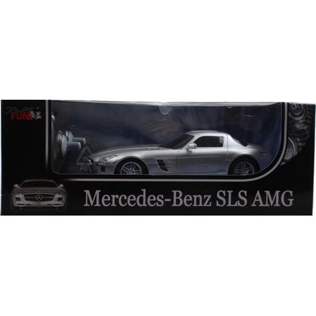 Radio Fun Bestuurbare Auto Mercedes-benz Sls Grijs 15 Cm
