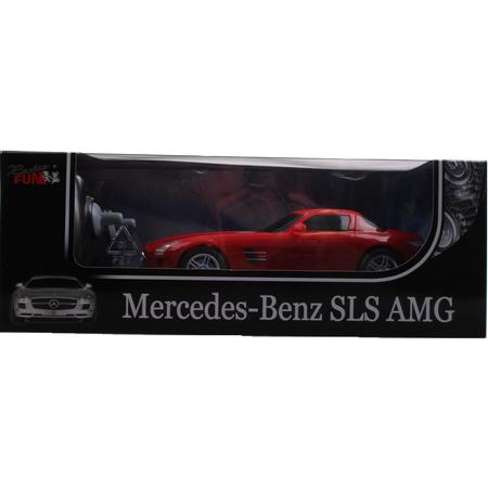 Radio Fun Bestuurbare Auto Mercedes-benz Sls Rood 15 Cm
