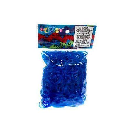 Rainbow Loom Elastiekjes - Oceaan Blauw Jelly bandjes - 600 stuks