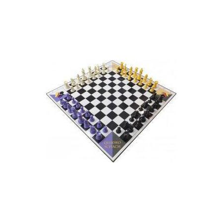 Quadro vierspeler schaakspel