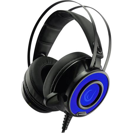 Rampage Avazz Gaming Headset SN-RX2 - 3.5mm stereo - Zwart met blauw ledverlichting