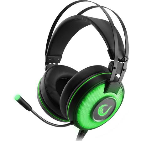 Rampage Gaming Headset ALPHA-X -Dolby 7.1 Surround Sound - PC-PS4-XBOX One - SN-RW66-groen