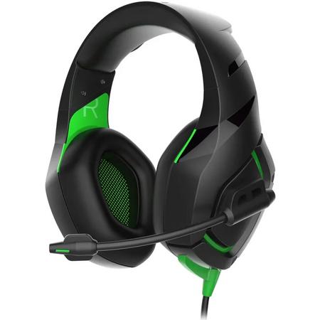 Rampage RM-K7 Magnific 7.1 gaming headset - zwart met groen