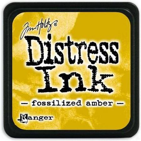 Ranger Distress Mini Ink pad - fossilized amber