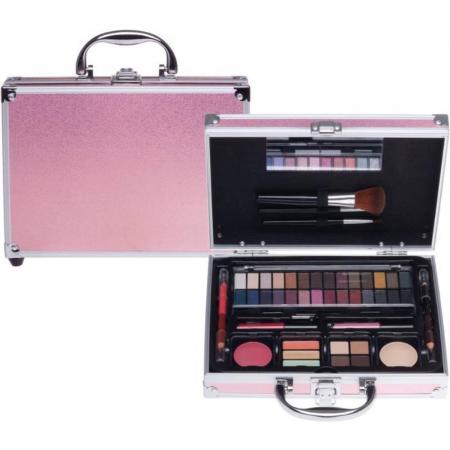Make up Koffer met Inhoud - Make up Koffer Meisjes - Make up Koffer - Kinderen - Geschenkset - 45 dlg - Rapidmeteor®