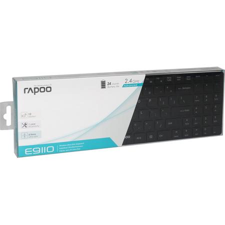 Rapoo Keyboard E9110 BL-N
