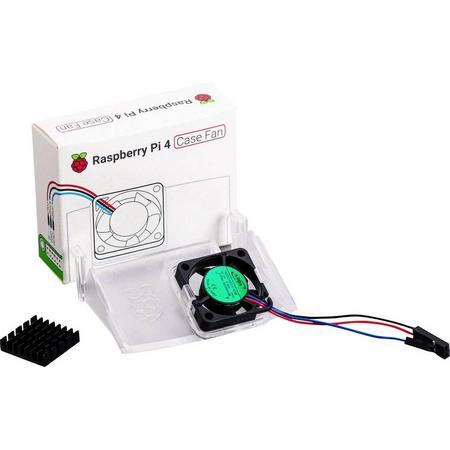 RB-Case-Fan Actieve ventilator Geschikt voor serie: Raspberry Pi Wit