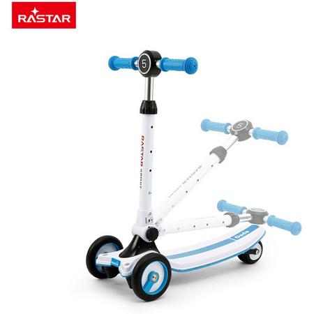 Rastar foldable flash childrens  Kick scooter 3 wheels, adjustable height for 3 to 8 Years with gravity steering assist