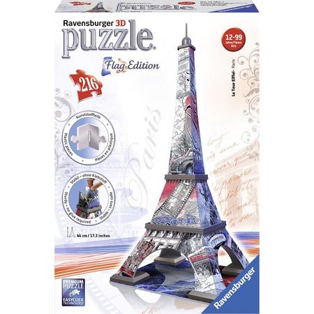 Eiffeltoren Flag Edition - Puzzel - 216 Stukjes