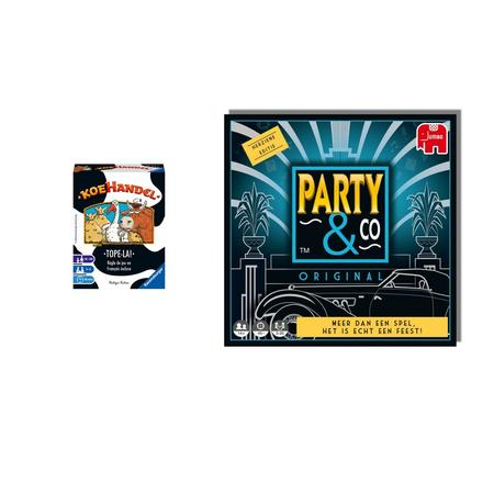 Gezelschapsspel - Koehandel & Party & Co - 2 stuks