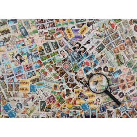 Postzegel Challenge Ravensburg puzzel 500 stukjes