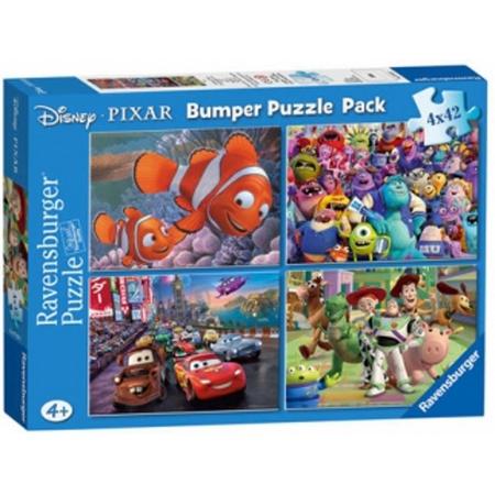 Puzzel Bumperpack Disney Pixar 4X42 Stuk
