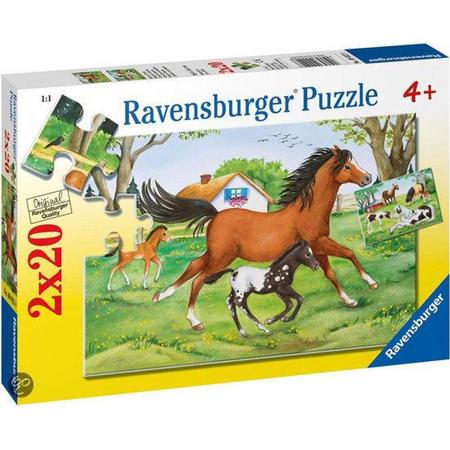 Ravensburger 2 in 1 Puzzel - Wereld van de Paarden