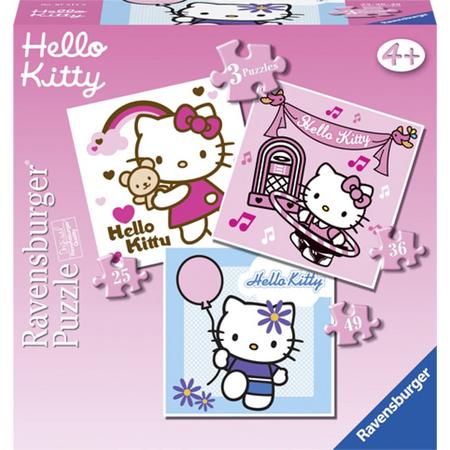 Ravensburger 3-in-1 Puzzel - Hello Kitty